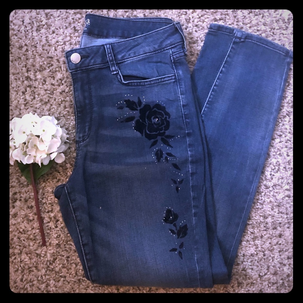 🦉a.n.a. Stretch Skinny Stretch Jeans 32” waist